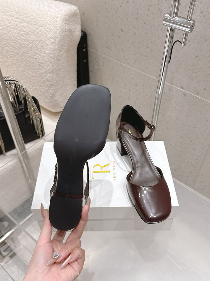 最高級ザロウスーパーコピー THE ROW パンプス 5cm ヒール 歩きやすい レディース ワインレッド 2631122 The Row 靴 - 画像 (3)