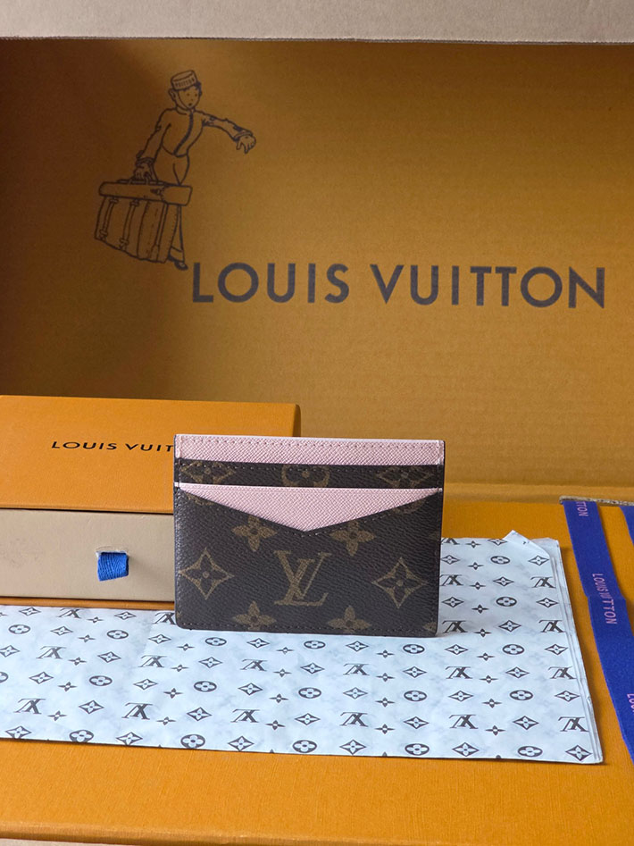 ルイヴィトン販売店舗 カードケース lv カードケース ポルト カルト・サーンプル ローズ・バレリーヌ M28233 ヴィトン カードケース 新作 - 画像 (8)