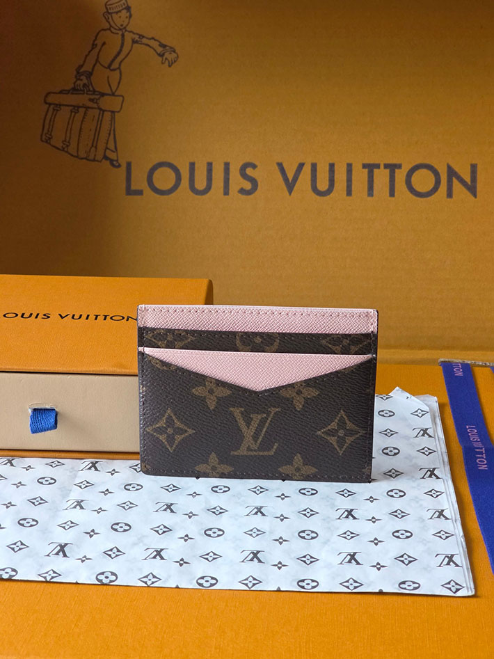 ルイヴィトン販売店舗 カードケース lv カードケース ポルト カルト・サーンプル ローズ・バレリーヌ M28233 ヴィトン カードケース 新作 - 画像 (7)