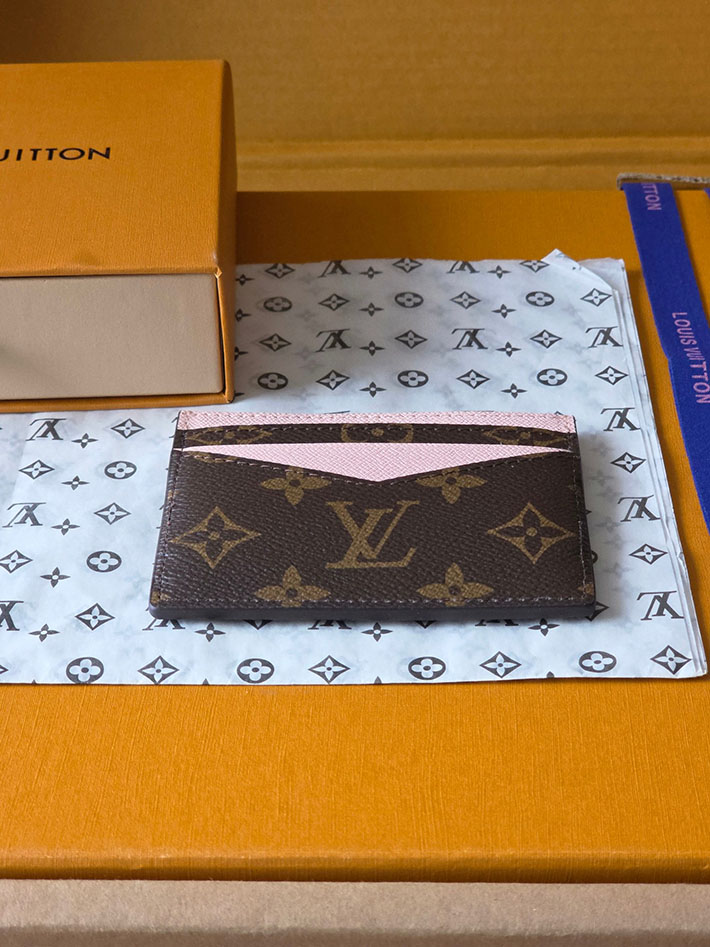 ルイヴィトン販売店舗 カードケース lv カードケース ポルト カルト・サーンプル ローズ・バレリーヌ M28233 ヴィトン カードケース 新作 - 画像 (6)