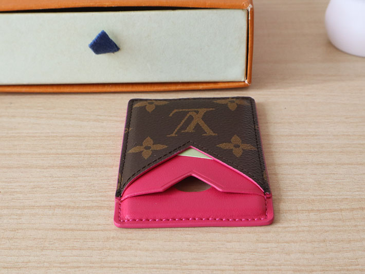 最高級ルイヴィトンスーパーコピー lv ポルト カルト・マグネット MagSafe ポンディシェリピンク M12851 ルイヴィトン スマホ マグネット - 画像 (4)
