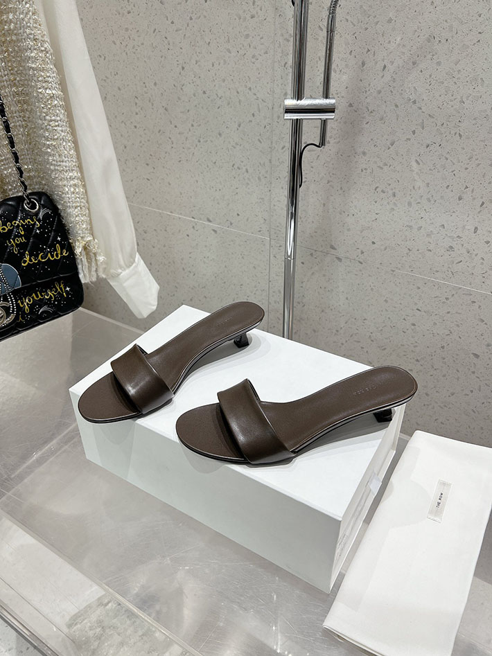 最高級ザロウスーパーコピー THE ROW フラットサンダル Chocolate Flat チョコレート フラット ブラウン 2631177 The Row サンダル - 画像 (9)