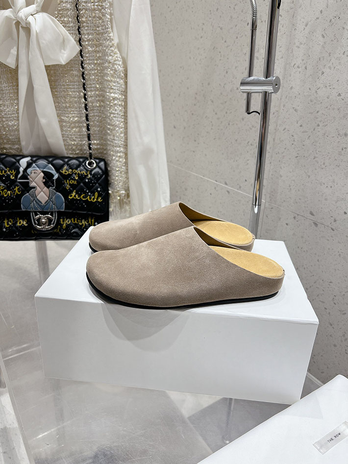 最高級ザロウスーパーコピー THE ROW Hugo Slide スエードミュール レディース 靴 グレー 2631185 ザロウ 店舗 大阪 - 画像 (7)