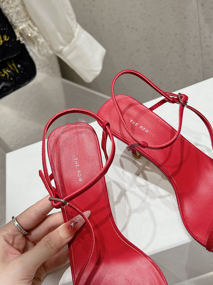 最高級ザロウスーパーコピー THE ROW ヒールサンダル BARE SANDAL ベア レディース 靴 レッド 2631192 The Row 靴 - 画像 (5)