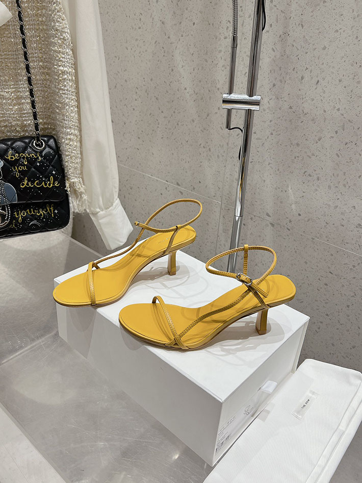 最高級ザロウスーパーコピー THE ROW ヒールサンダル BARE SANDAL ベア レディース 靴 イエロー 2631193 THE ROW アウトレット 店舗 - 画像 (9)