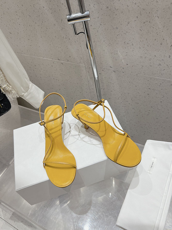 最高級ザロウスーパーコピー THE ROW ヒールサンダル BARE SANDAL ベア レディース 靴 イエロー 2631193 THE ROW アウトレット 店舗 - 画像 (8)