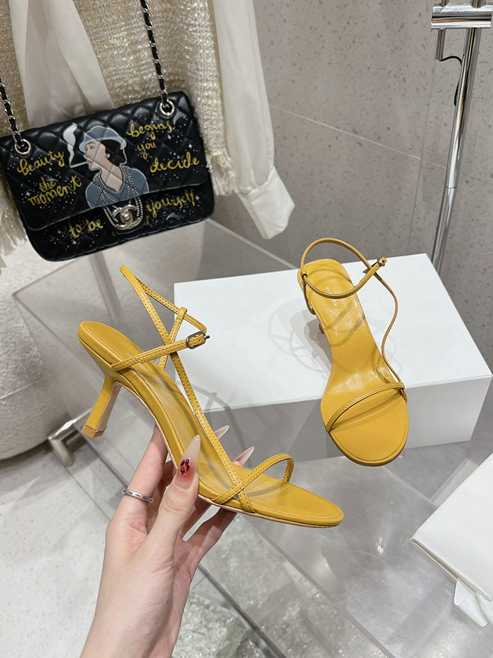 最高級ザロウスーパーコピー THE ROW ヒールサンダル BARE SANDAL ベア レディース 靴 イエロー 2631193 THE ROW アウトレット 店舗 - 画像 (6)