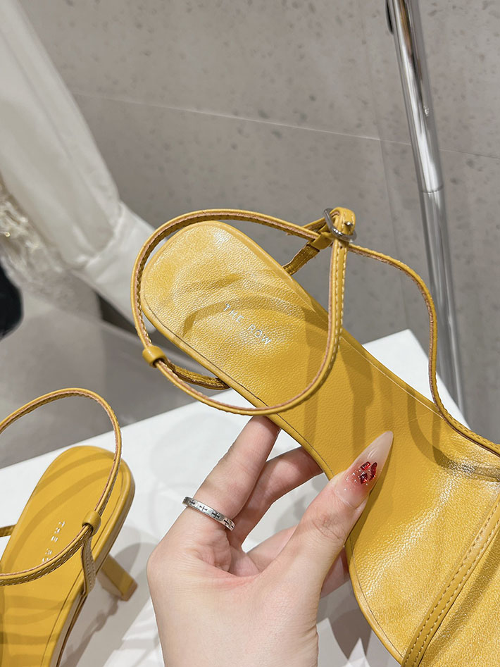 最高級ザロウスーパーコピー THE ROW ヒールサンダル BARE SANDAL ベア レディース 靴 イエロー 2631193 THE ROW アウトレット 店舗 - 画像 (5)