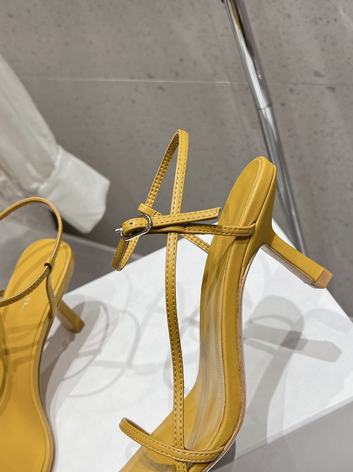 最高級ザロウスーパーコピー THE ROW ヒールサンダル BARE SANDAL ベア レディース 靴 イエロー 2631193 THE ROW アウトレット 店舗 - 画像 (4)