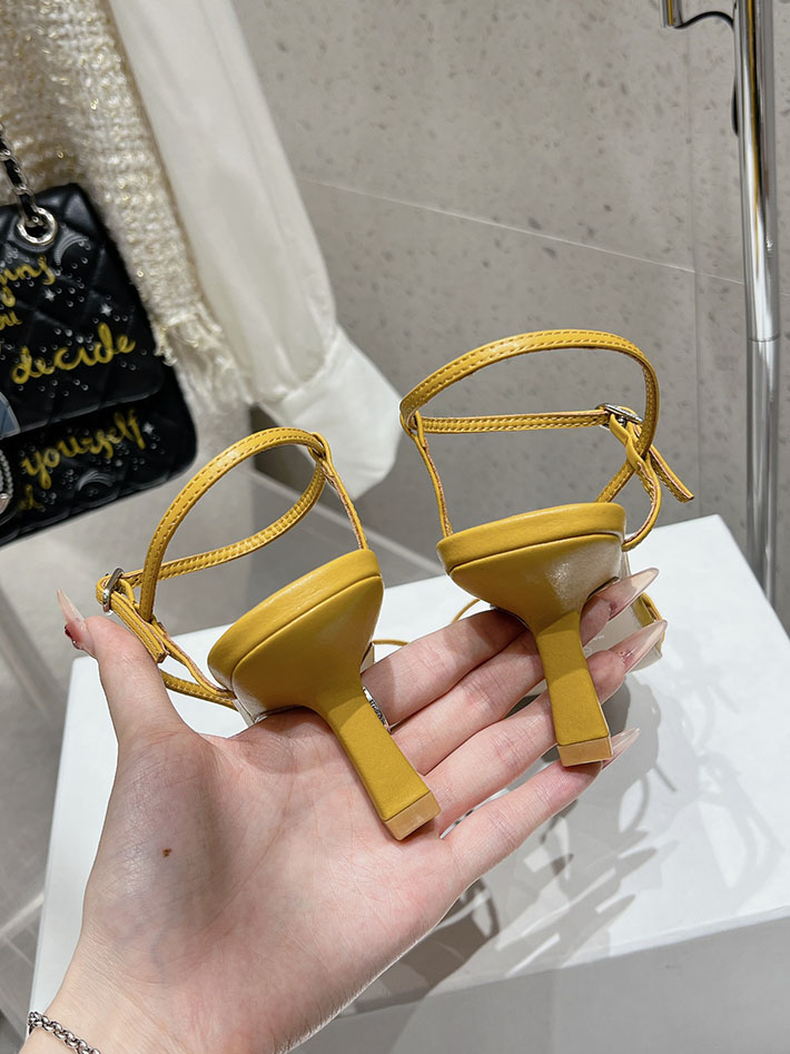 最高級ザロウスーパーコピー THE ROW ヒールサンダル BARE SANDAL ベア レディース 靴 イエロー 2631193 THE ROW アウトレット 店舗 - 画像 (2)
