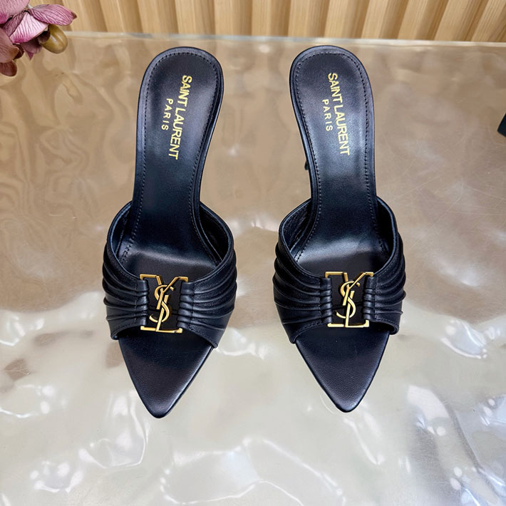 最高級サンローランスーパーコピー YSL バビロン ミュール スムースレザー ブラック 799606AAC4K1000 サンローラン サンダル レディース - 画像 (7)