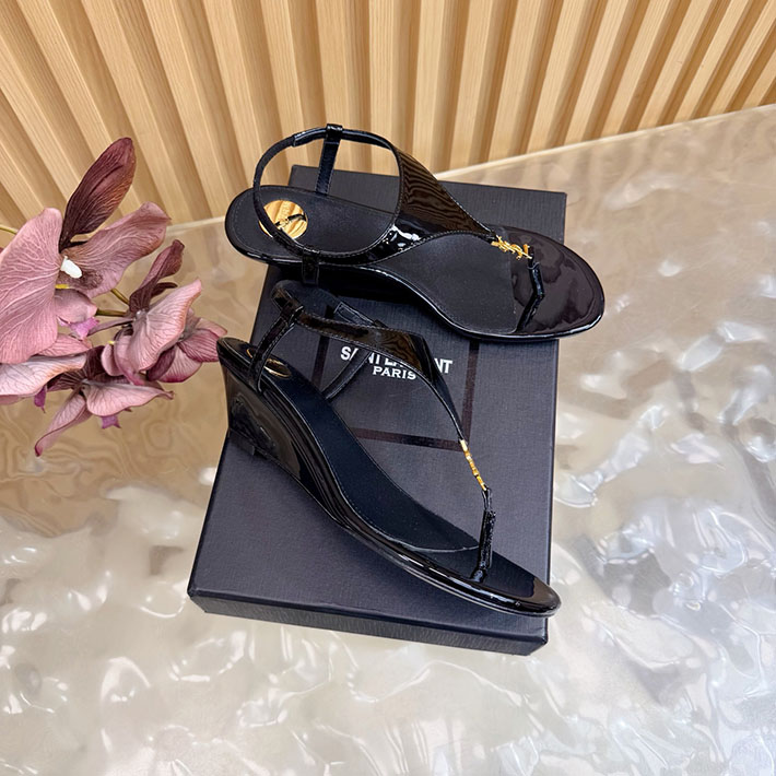 最高級サンローランスーパーコピー Saint Laurent カサンドラ サンダル スムースレザー ブラック 2631205 サン ローラン サンダル アウトレット - 画像 (11)