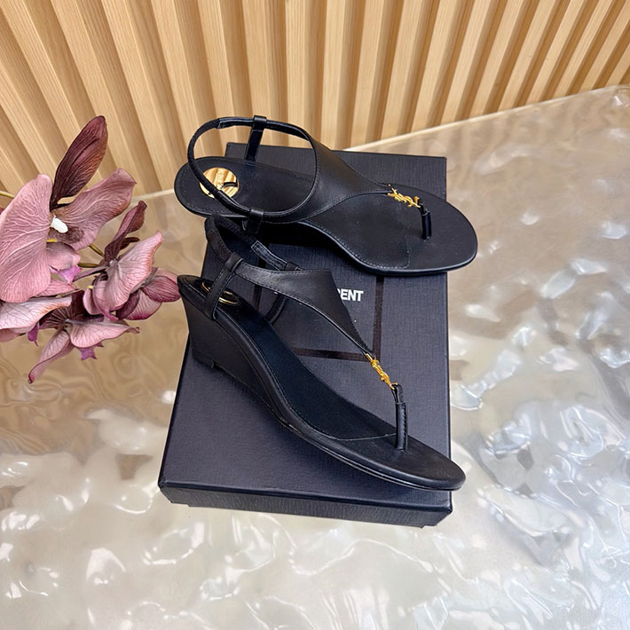 最高級サンローランスーパーコピー Saint Laurent カサンドラ サンダル スムースレザー ブラック 2631208 サン ローラン アウトレット 三田 - 画像 (11)