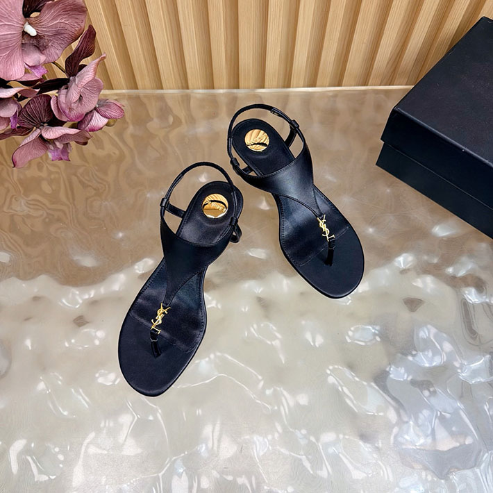 最高級サンローランスーパーコピー Saint Laurent カサンドラ サンダル スムースレザー ブラック 2631208 サン ローラン アウトレット 三田 - 画像 (7)