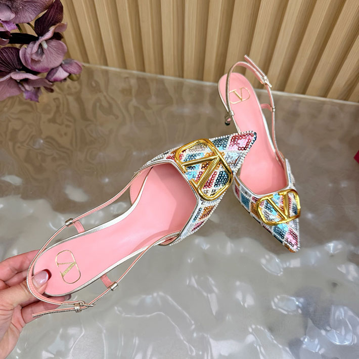 最高級ヴァレンティノスーパーコピー VALENTINO Vロゴ シグネチャー チェリフィックエンブロイダリー 2631220 ヴァレンティノ サンダル レディース - 画像 (3)