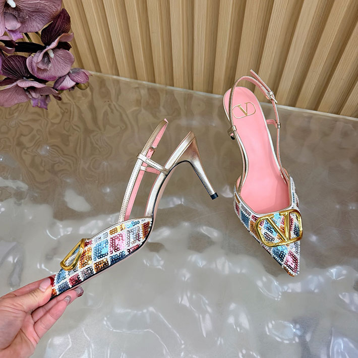 最高級ヴァレンティノスーパーコピー VALENTINO Vロゴ シグネチャー チェリフィックエンブロイダリー 2631220 ヴァレンティノ サンダル レディース - 画像 (8)