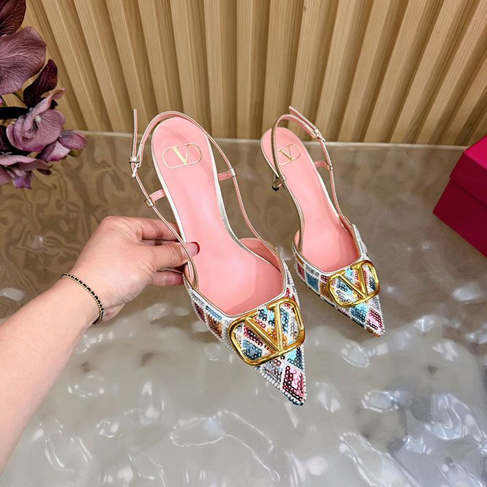 最高級ヴァレンティノスーパーコピー VALENTINO Vロゴ シグネチャー チェリフィックエンブロイダリー 2631220 ヴァレンティノ サンダル レディース - 画像 (6)