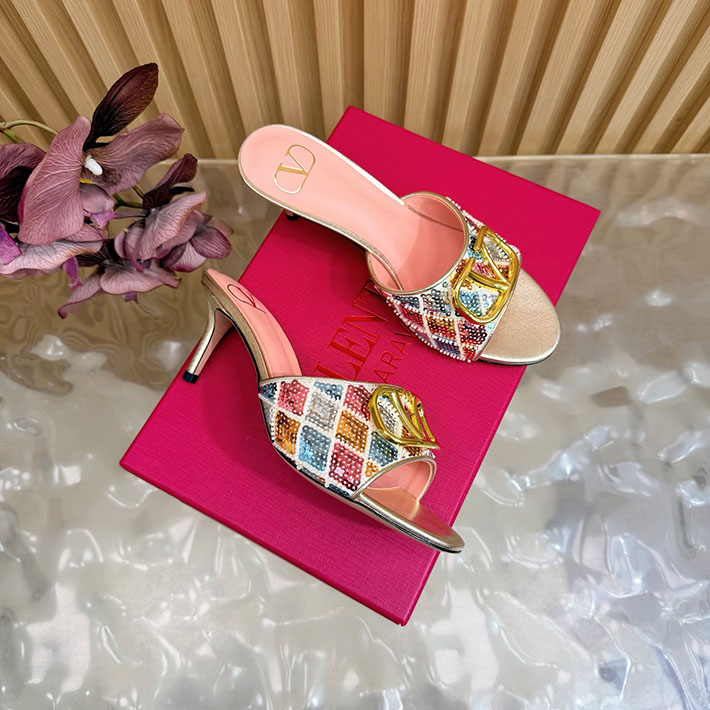 最高級ヴァレンティノスーパーコピー VALENTINO Vロゴ シグネチャー チェリフィックエンブロイダリー 2631224 ヴァレンティノ 靴 サンダル - 画像 (12)