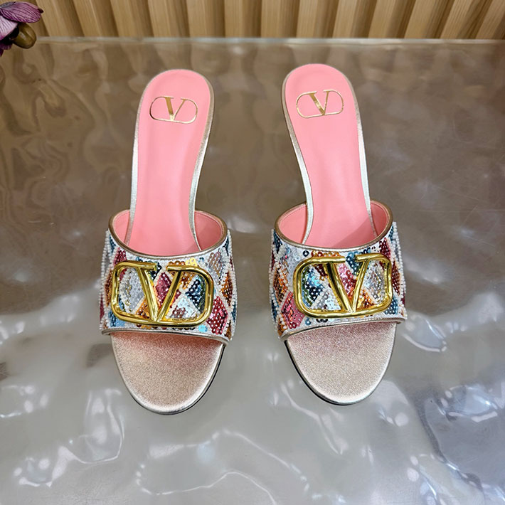最高級ヴァレンティノスーパーコピー VALENTINO Vロゴ シグネチャー チェリフィックエンブロイダリー 2631224 ヴァレンティノ 靴 サンダル - 画像 (9)