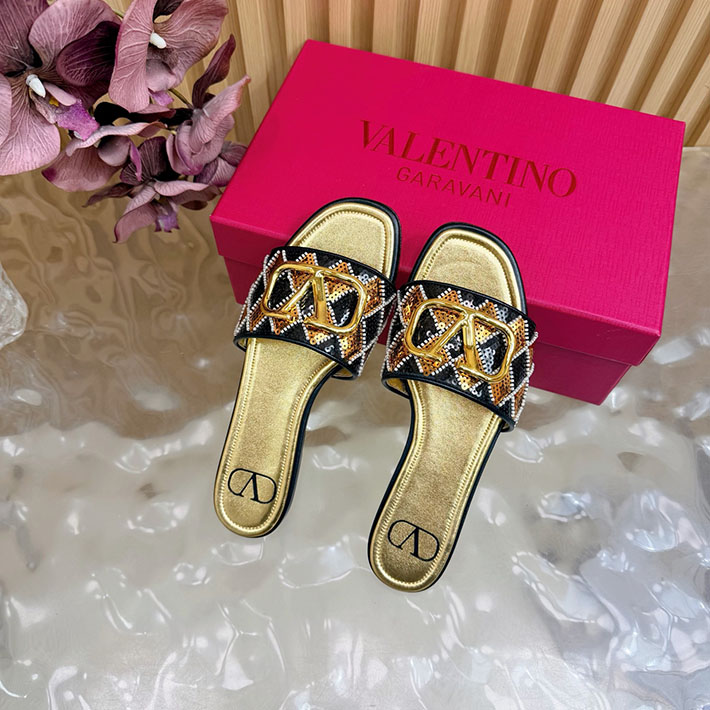 最高級ヴァレンティノスーパーコピー VALENTINO Vロゴ シグネチャー サンダル 2026新作 ゴールド 2631229 ヴァレンティノ サンダル アウトレット - 画像 (8)