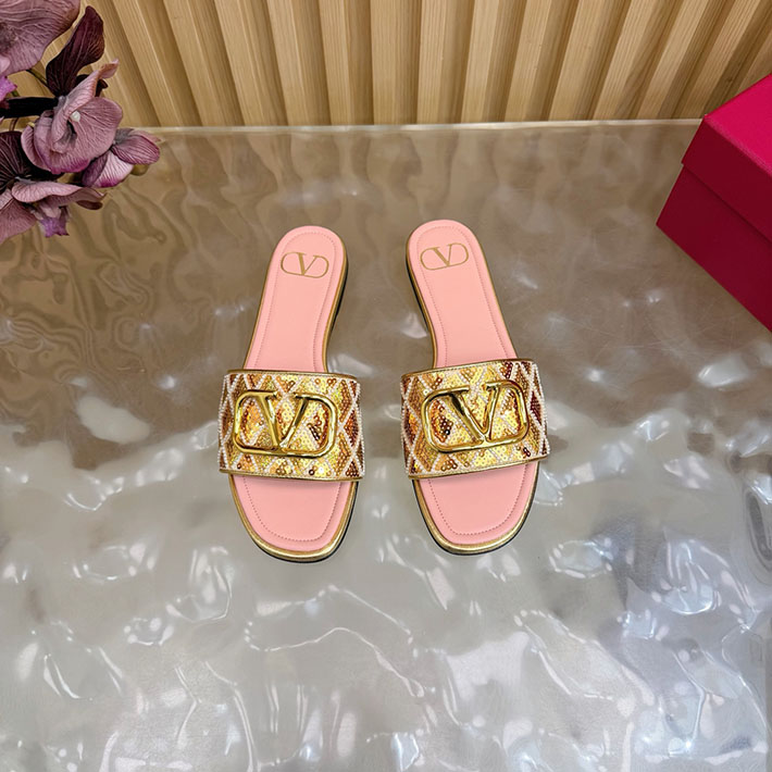 最高級ヴァレンティノスーパーコピー VALENTINO Vロゴ シグネチャー サンダル 2026新作 ピンク 2631230 ヴァレンティノ サンダル レディース - 画像 (7)