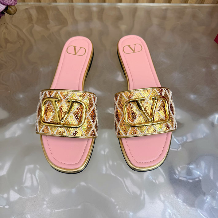 最高級ヴァレンティノスーパーコピー VALENTINO Vロゴ シグネチャー サンダル 2026新作 ピンク 2631230 ヴァレンティノ サンダル レディース - 画像 (6)