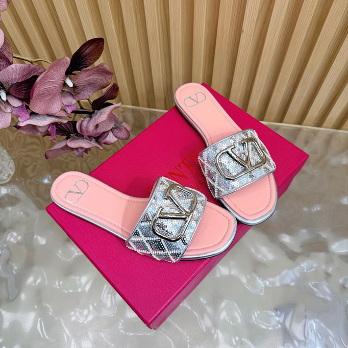 最高級ヴァレンティノスーパーコピー VALENTINO Vロゴ シグネチャー サンダル 2026新作 ピンク 2631231 ヴァレンティノ 靴 レディース - 画像 (11)