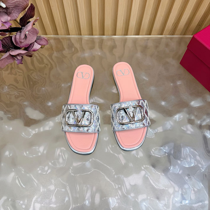 最高級ヴァレンティノスーパーコピー VALENTINO Vロゴ シグネチャー サンダル 2026新作 ピンク 2631231 ヴァレンティノ 靴 レディース - 画像 (9)