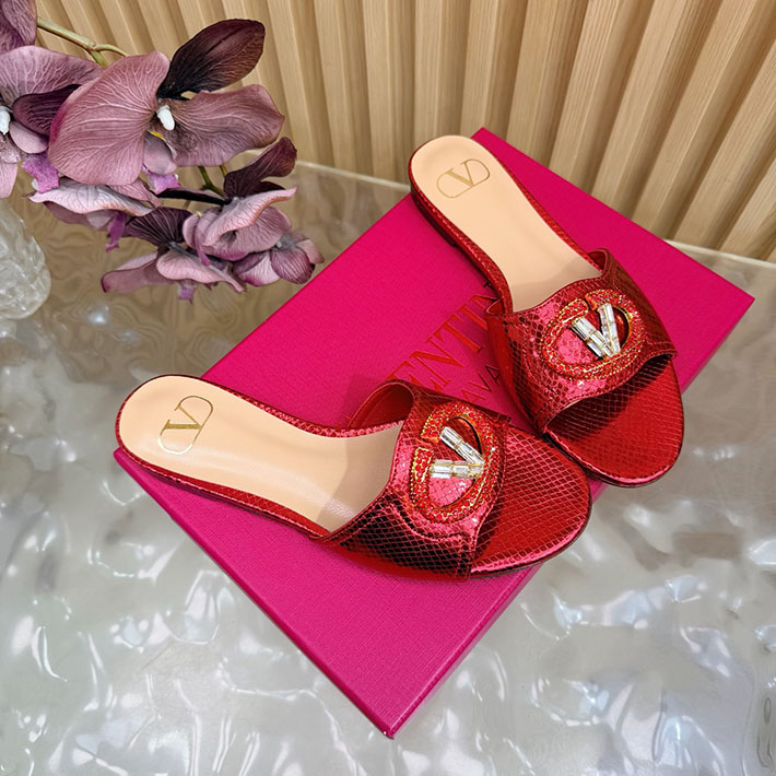 最高級ヴァレンティノスーパーコピー VALENTINO サンダル Vロゴ レディース 2026年春夏 新作 レッド 2631233 ヴァレンティノ サンダル アウトレット - 画像 (9)