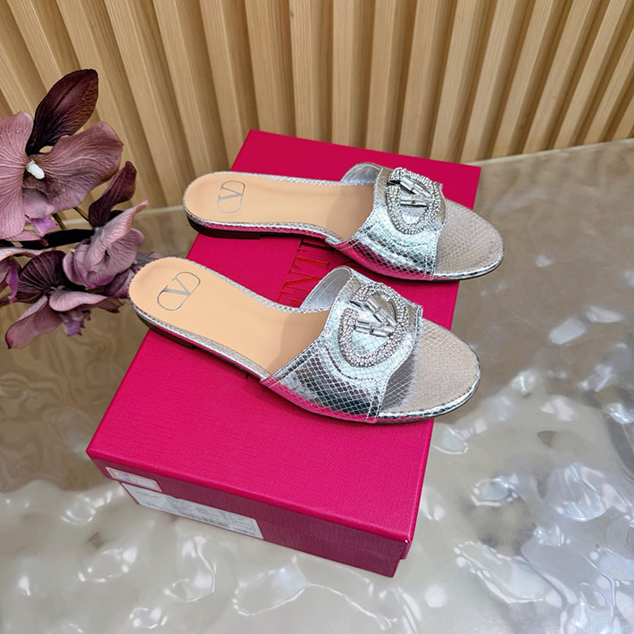 最高級ヴァレンティノスーパーコピー VALENTINO サンダル Vロゴ レディース 2026年春夏 新作 シルバー 2631234 ヴァレンティノ 靴 レディース - 画像 (3)