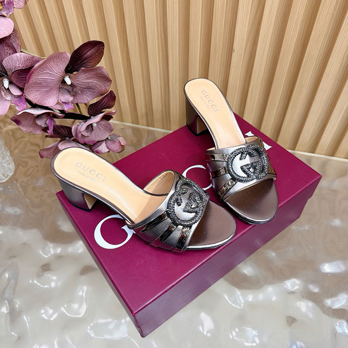 グッチ直営アウトレット店 GUCCI 2026年春夏 新作 インターロッキングG カットアウトサンダル 2631258 グッチ サンダル 安い - 画像 (8)