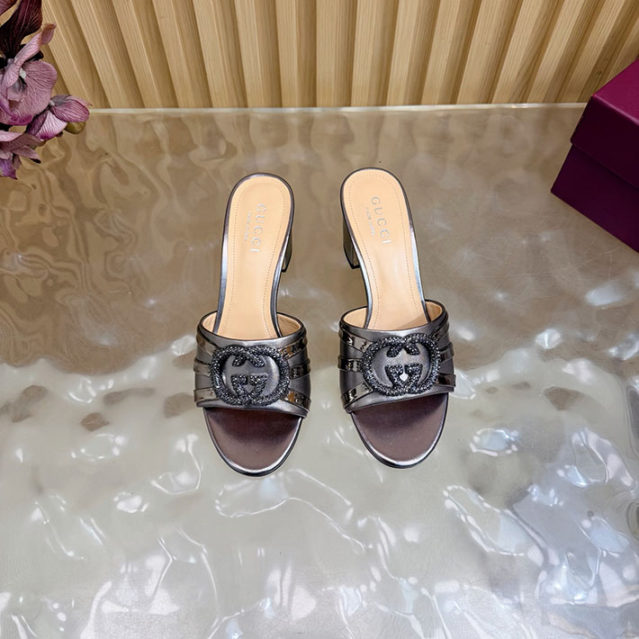 グッチ直営アウトレット店 GUCCI 2026年春夏 新作 インターロッキングG カットアウトサンダル 2631258 グッチ サンダル 安い - 画像 (7)