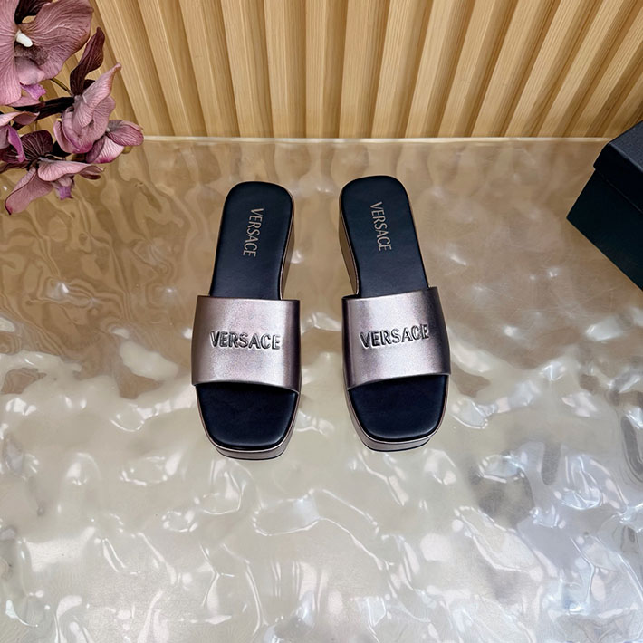 最高級ヴェルサーチェスーパーコピー VERSACE 2026年春夏 新作 Logo 60mm ミュール サンダル 2631266 ヴェルサーチ サンダル アウトレット - 画像 (7)