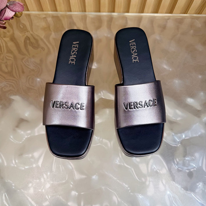 最高級ヴェルサーチェスーパーコピー VERSACE 2026年春夏 新作 Logo 60mm ミュール サンダル 2631266 ヴェルサーチ サンダル アウトレット - 画像 (6)