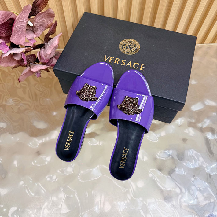 最高級ヴェルサーチェスーパーコピー VERSACE レザーサンダル 本革 2026新作 通販 バイオレット 2631292 ヴェルサーチ アウトレット 値段 - 画像 (8)