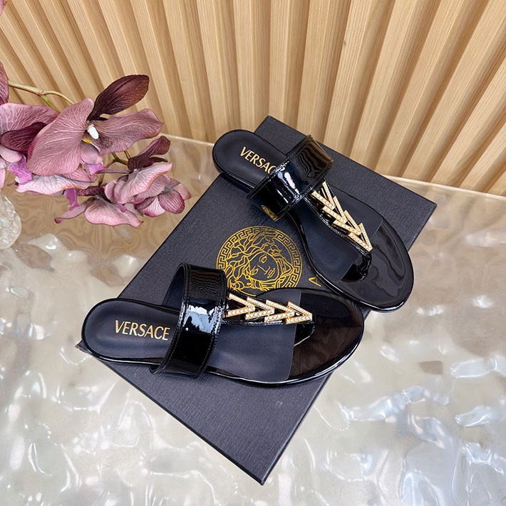 最高級ヴェルサーチェスーパーコピー VERSACE レディース サンダル・ミュール 10色から選べます 2631304 ヴェルサーチ 靴 レディース - 画像 (9)