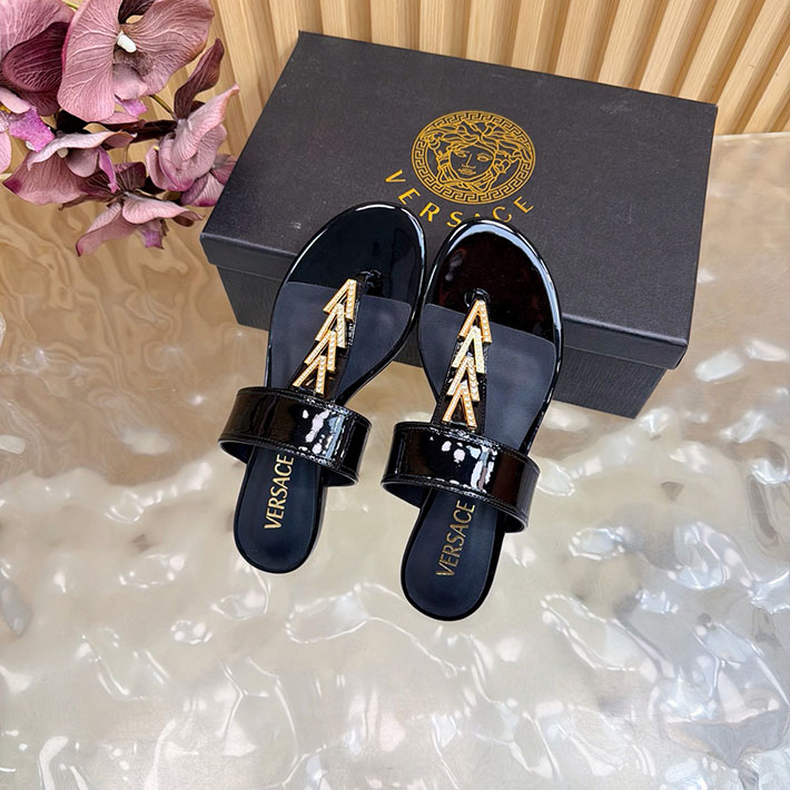 最高級ヴェルサーチェスーパーコピー VERSACE レディース サンダル・ミュール 10色から選べます 2631304 ヴェルサーチ 靴 レディース - 画像 (8)