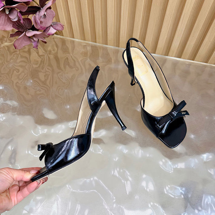 最高級ディオールスーパーコピー Dior 2026年最新 ヒール スリングバックサンダル ブラック 2631306 ディオール サンダル レディース - 画像 (3)