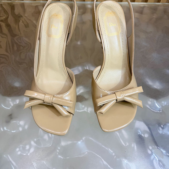 最高級ディオールスーパーコピー Dior 2026年最新 ヒール スリングバックサンダル ベージュ 2631308 ディオール 靴 サンダル - 画像 (6)