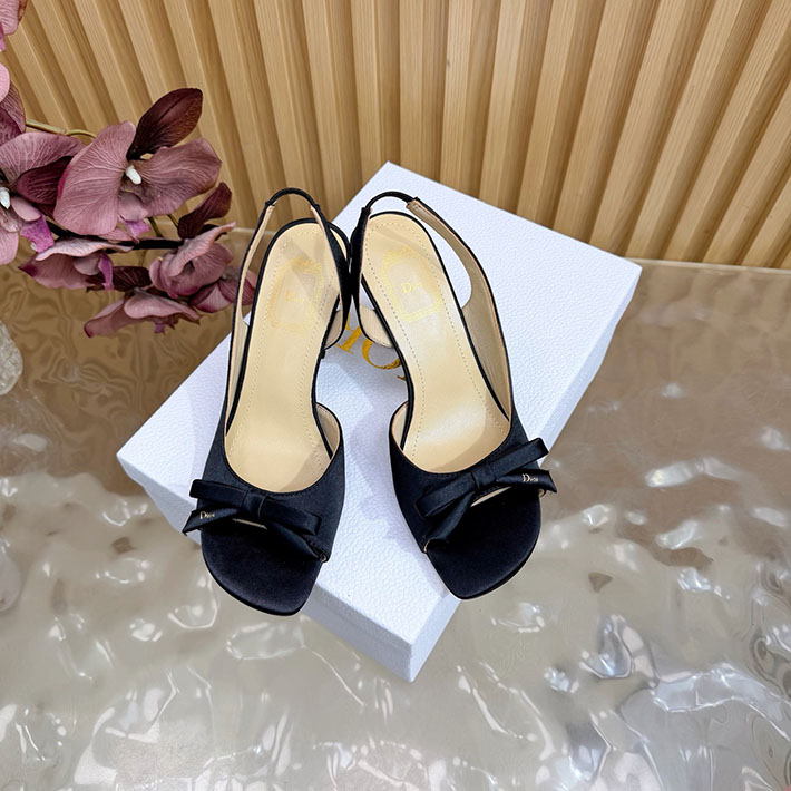 最高級ディオールスーパーコピー Dior 2026年最新 ヒール スリングバックサンダル ブラック 2631310 ディオール サンダル 新作 - 画像 (8)