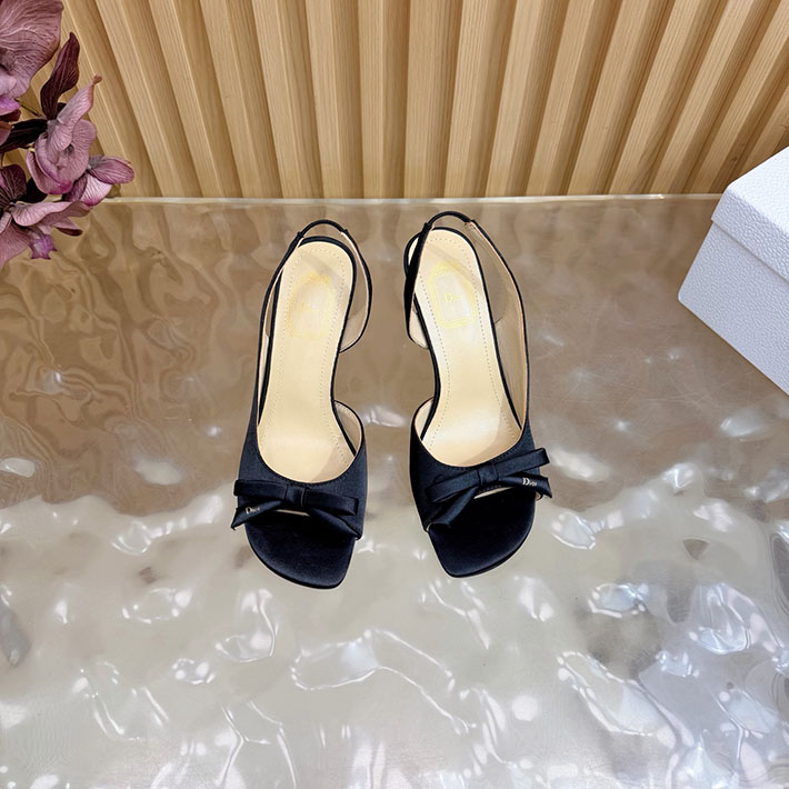 最高級ディオールスーパーコピー Dior 2026年最新 ヒール スリングバックサンダル ブラック 2631310 ディオール サンダル 新作 - 画像 (7)