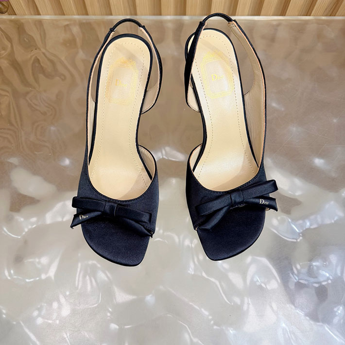 最高級ディオールスーパーコピー Dior 2026年最新 ヒール スリングバックサンダル ブラック 2631310 ディオール サンダル 新作 - 画像 (6)