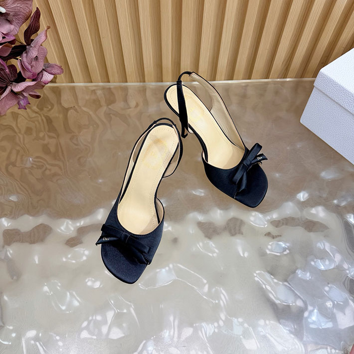 最高級ディオールスーパーコピー Dior 2026年最新 ヒール スリングバックサンダル ブラック 2631310 ディオール サンダル 新作 - 画像 (5)