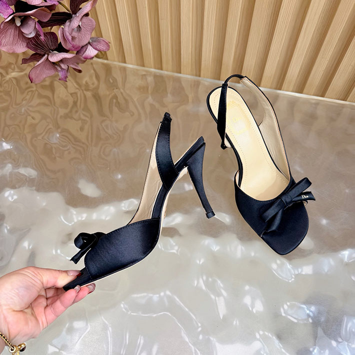 最高級ディオールスーパーコピー Dior 2026年最新 ヒール スリングバックサンダル ブラック 2631310 ディオール サンダル 新作 - 画像 (4)