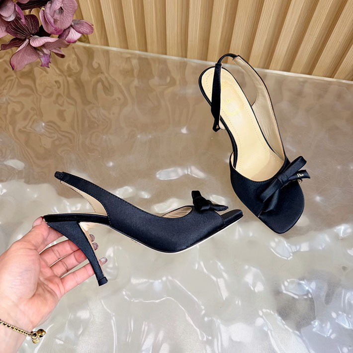 最高級ディオールスーパーコピー Dior 2026年最新 ヒール スリングバックサンダル ブラック 2631310 ディオール サンダル 新作 - 画像 (3)