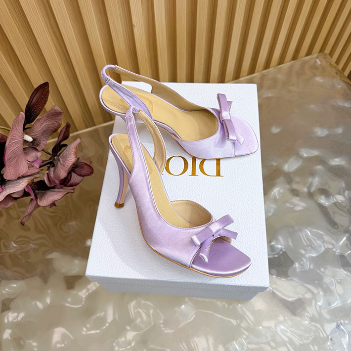 最高級ディオールスーパーコピー Dior 2026年最新 ヒール スリングバックサンダル ピンク 2631312 ディオール サンダル アウトレット - 画像 (9)