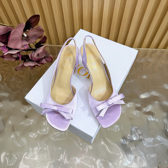 最高級ディオールスーパーコピー Dior 2026年最新 ヒール スリングバックサンダル ピンク 2631312 ディオール サンダル アウトレット - 画像 (8)