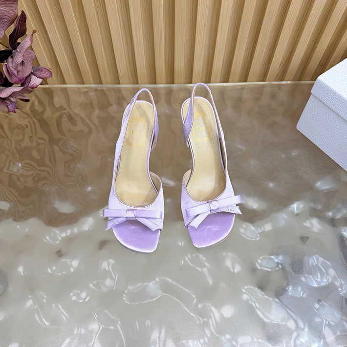最高級ディオールスーパーコピー Dior 2026年最新 ヒール スリングバックサンダル ピンク 2631312 ディオール サンダル アウトレット - 画像 (7)