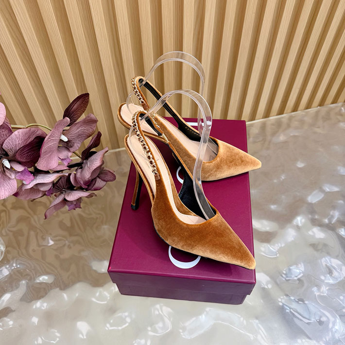 グッチ直営アウトレット店 GUCCI 2026年 新作 ヒール シューズ 靴 レディース ミュール ブラウン 2631336 グッチ サンダル レディース - 画像 (9)