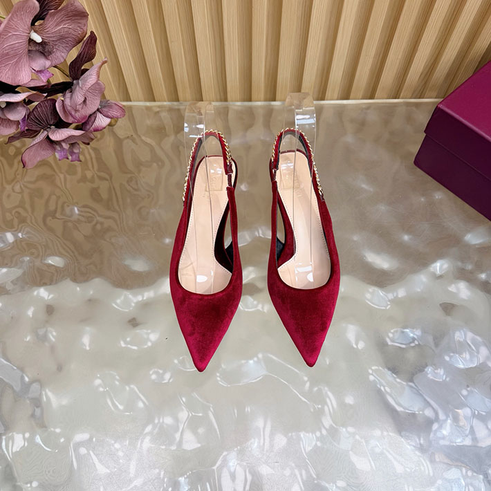 グッチ直営アウトレット店 GUCCI 2026年 新作 ヒール シューズ 靴 レディース ミュール レッド 2631340 グッチ 靴 サンダル - 画像 (7)